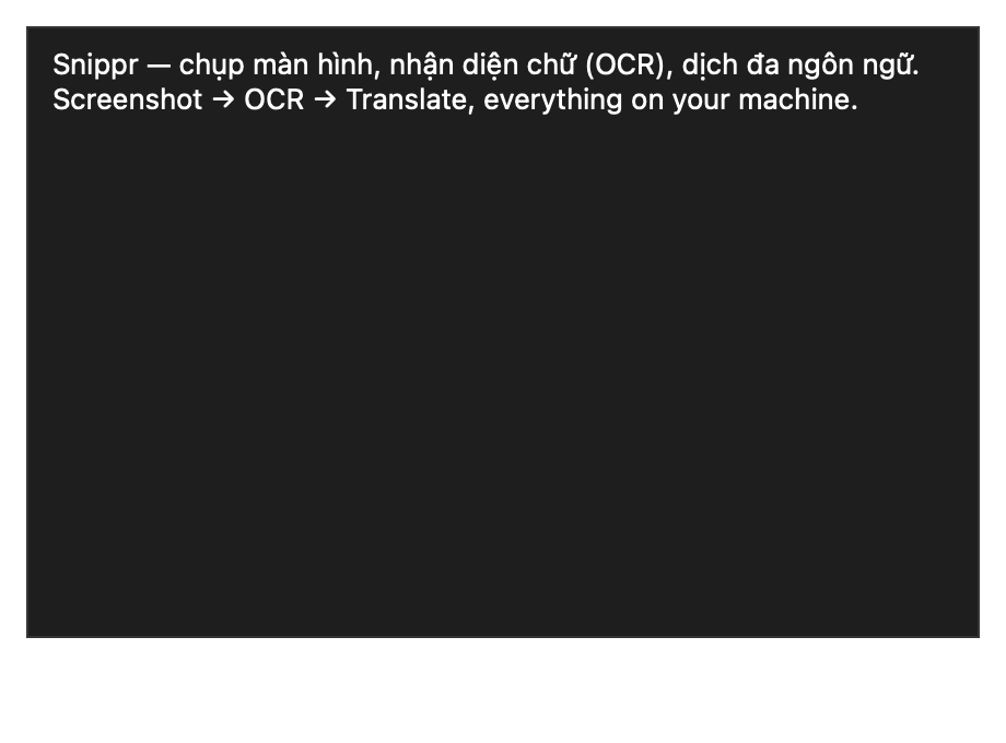 OCR và dịch